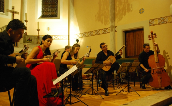 Arte Mandoline en concert à Epersy. Aout 2014