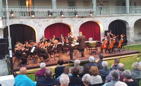 Orchestre des Pays de Savoie. J. Portier-Dube, Cor. Chartreuse d'Aillon. Juillet 2019