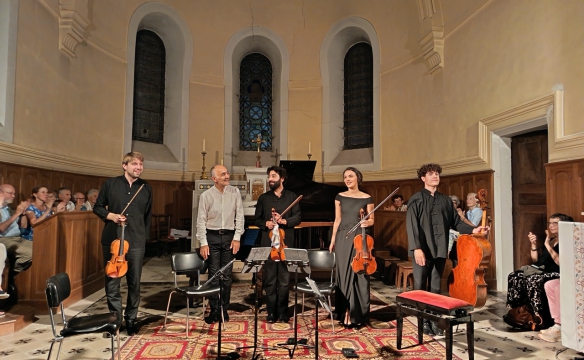 11 août 2025 -Saint Jean d'Arvey - Abdel Rahman El Bacha et le Quatuor Elmire