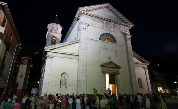 Concert à l'église de Faverges. Août 2016