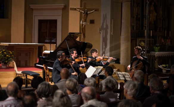 Le quatuor Ebène. Faverges. Août 2016